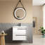 Lotus 28.0" Wall Mounted Single Bathroom Vanity with Ceramic Top-1074601145-1118091494