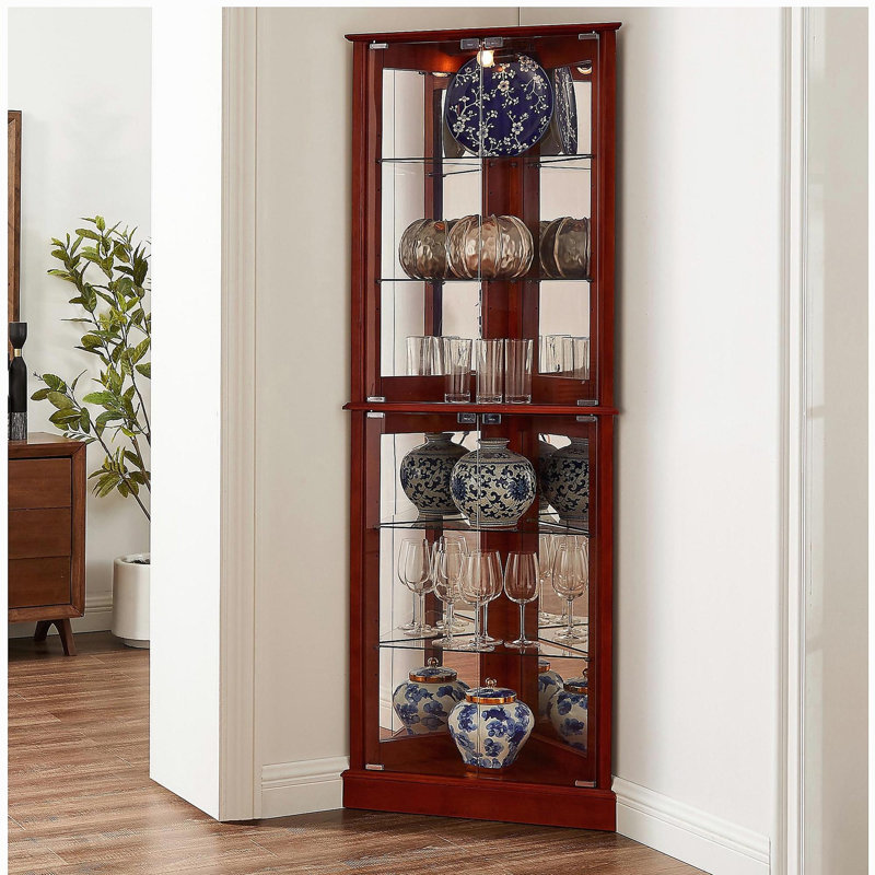 Armoire d'angle Curio