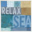 «Beachscape Collage III», art textuel sur toile-25337217-25337230-90545581