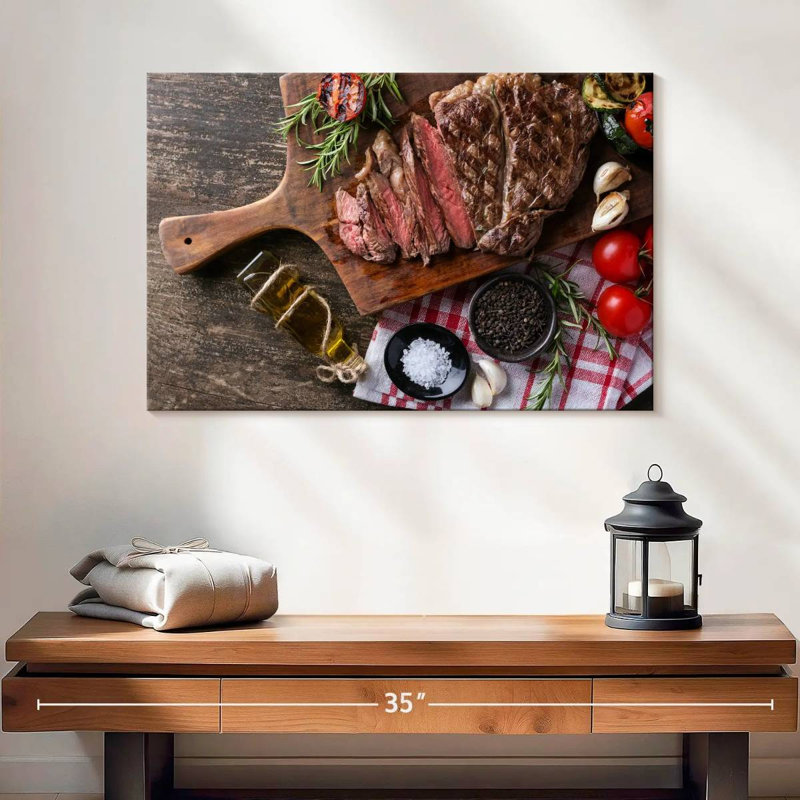 Yarlin Sliced Beef Steak, 16" H x 24" W