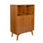 Armoire à liqueurs 31,5 "avec porte-verres à vin, support à vin et tablette réglable
