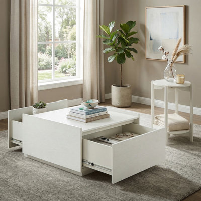 Erim 2-Piece Wood Coffee Table Set