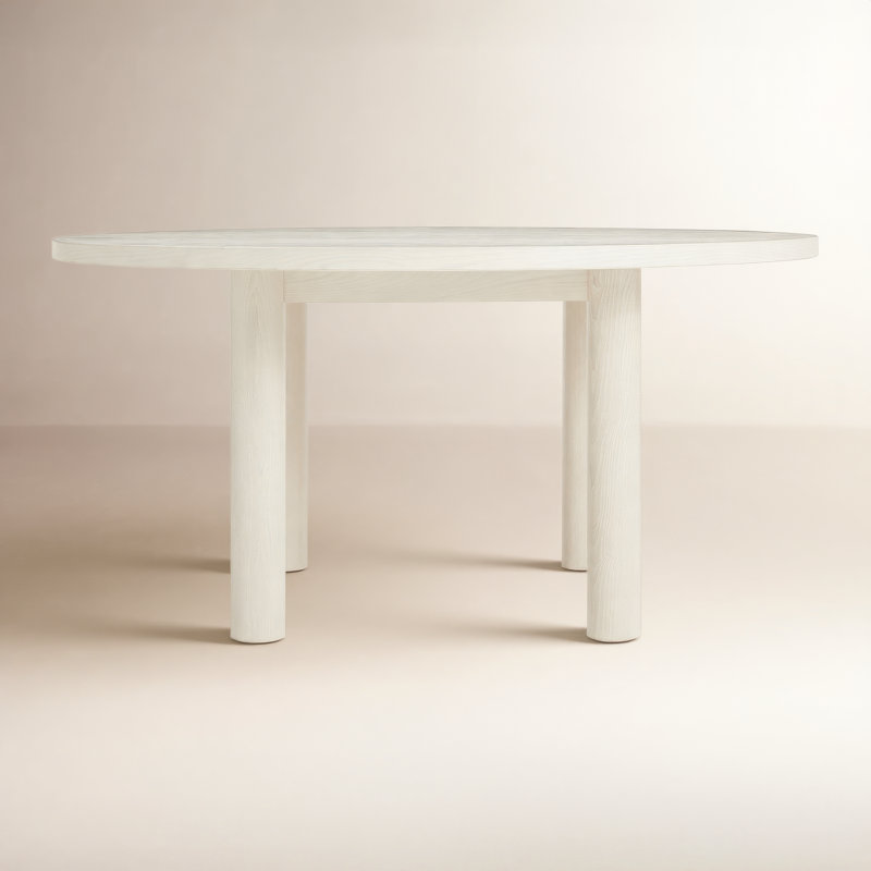 Good Times Round Solid Wood Dining Table, Walnut