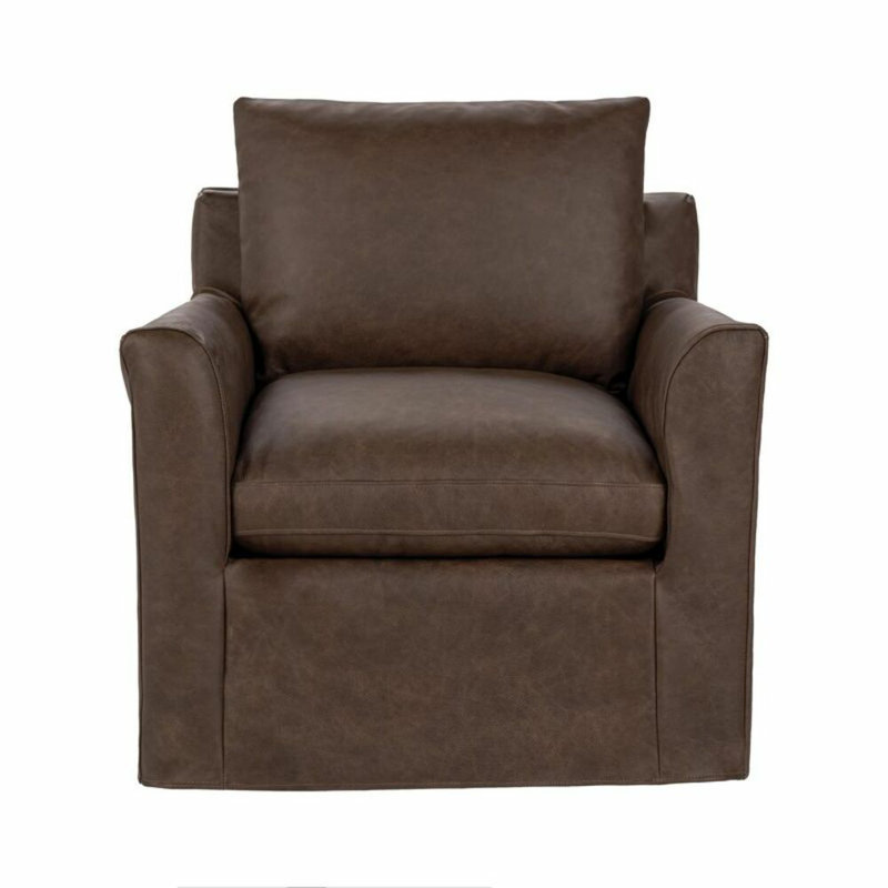 Cassiano Swivel Armchair, El Paso Brown