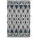 Tapis géométrique en laine touffeté à la main Vedika