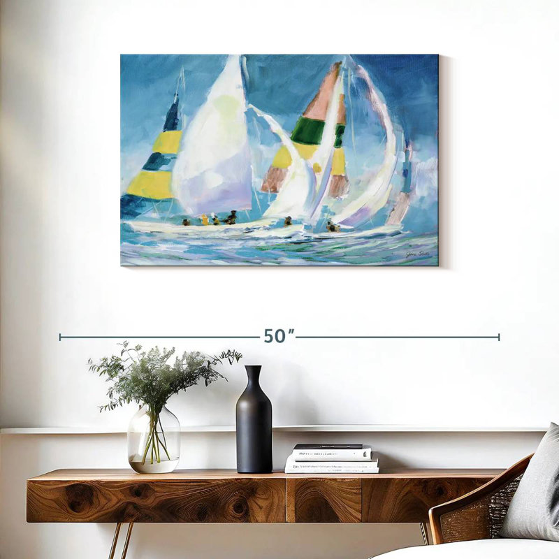 Sailing away i Aletra, H 24 po x l 36 po