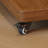 3-Tier Wooden End Table With Wheels, Walnut Finish-661924526