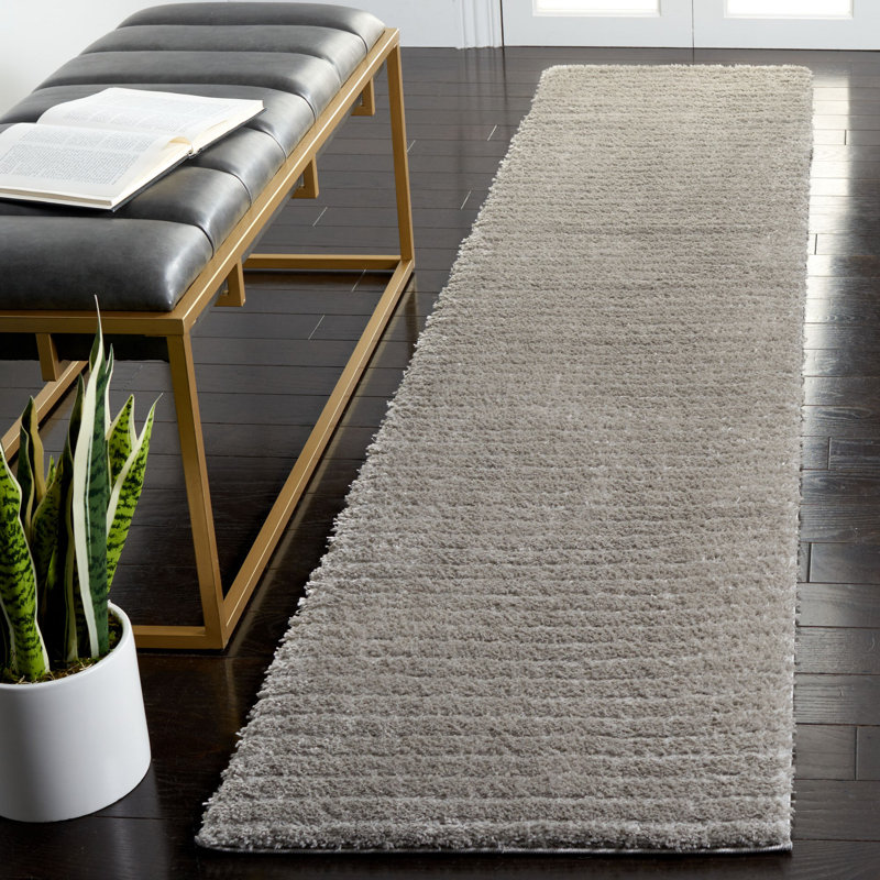 Tahoe Shag Performance Solid Color Rug, Runner 2' x 9'