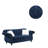 Arlo 77'' Velvet Loveseat-1871614546