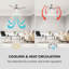 132cm Ceiling Fan with Light Kit-42115071