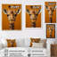 Girafe moderne sur toile, impression sur toile-663779689-663779690