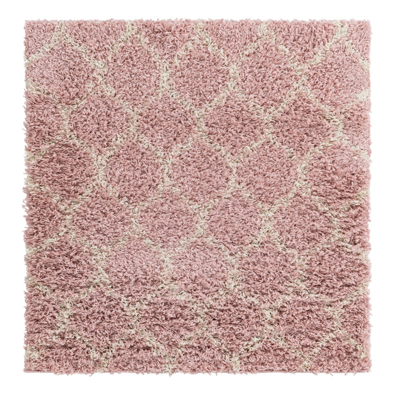 Geometric Indoor Rug, Square 3'3"
