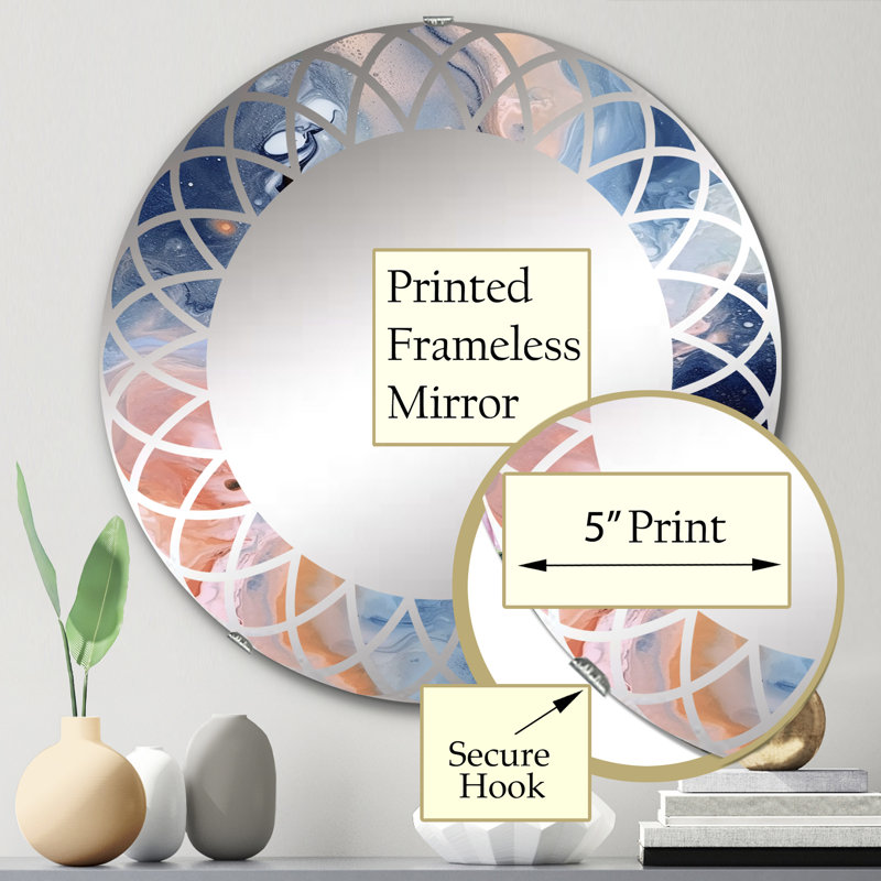 Miroir mural Lisse, 24 po x 24 po