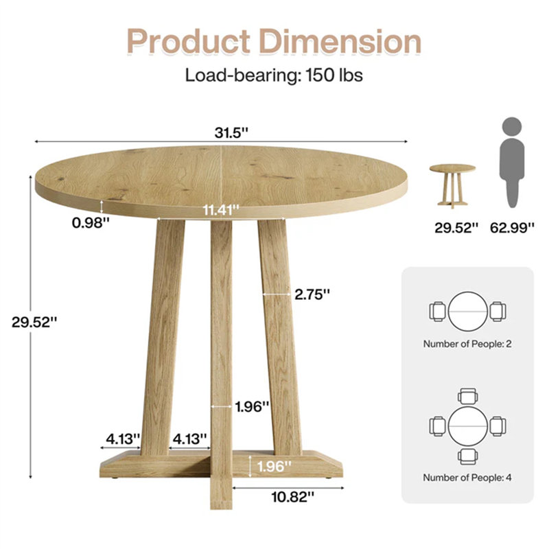 Table de voeux compacte (sans la chaise)