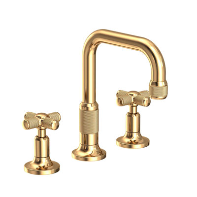 Clemens Widespread Bathroom Faucet with Drain Assembly
