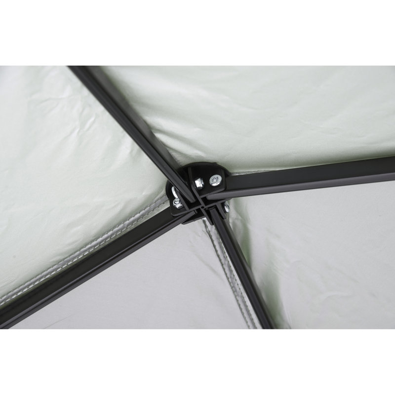 Shade Tech 10 Ft. W x 10 Ft. D Steel Pop-Up Canopy, Red