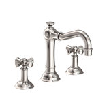 Jacobean Widespread Bathroom Faucet with Drain Assembly