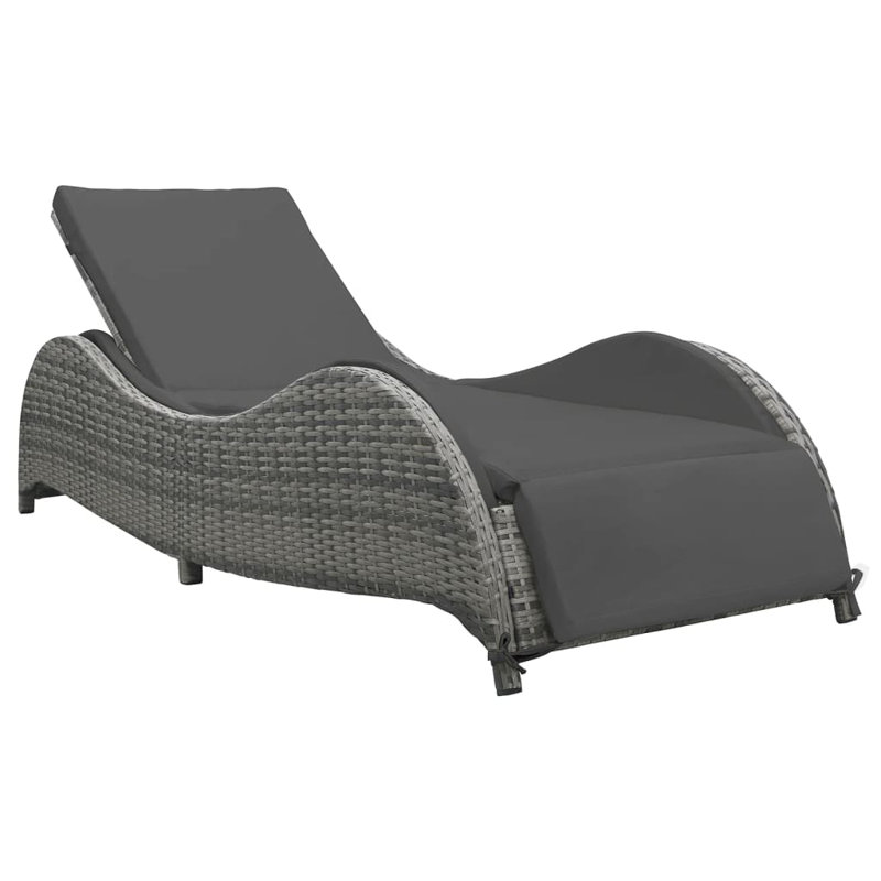 Chaise longue simple avec coussins Hateya
