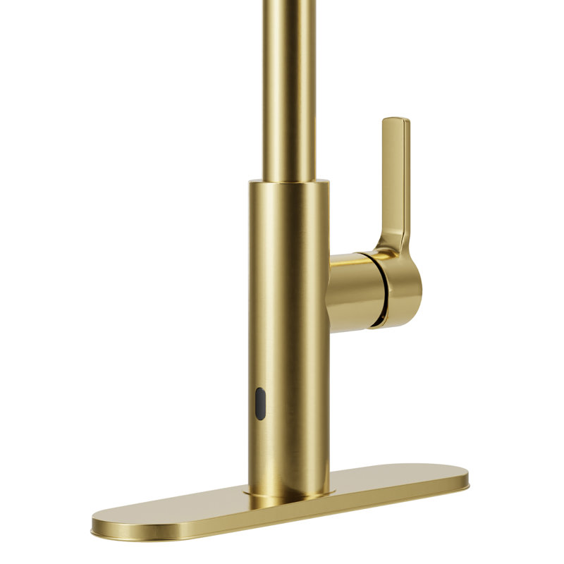 ANZZI Pull Down Touchless Kitchen Faucet, Brushed Gold