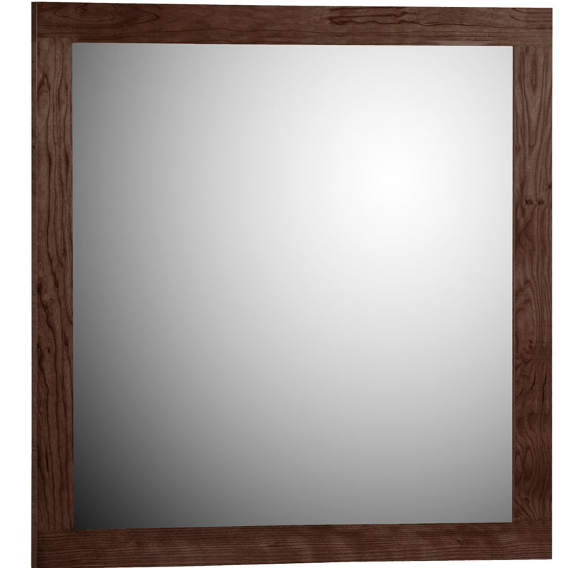 Miroir de salle de bain Lysette, Aulne sombre, l 24 po x H 32 po