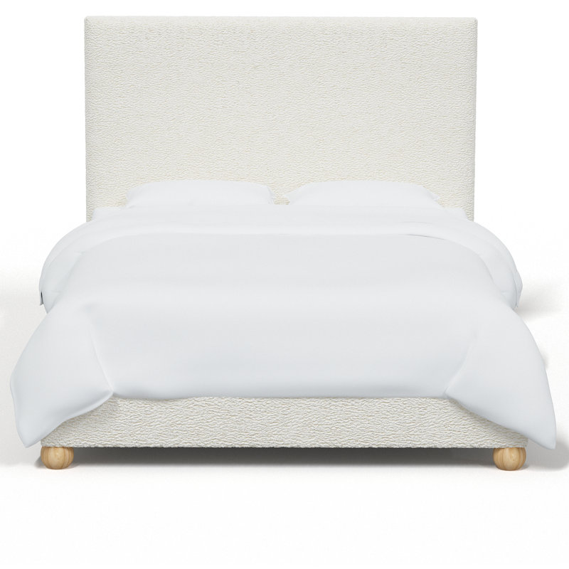 Platform Bed, Twin, Brush Canopy Tonal Blue