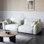 Canapé modulaire 100,39 po en polyester blanc