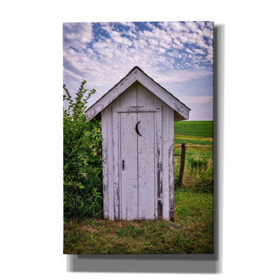 Toile épique Graffiti «The Outhouse» par Rick Berk, 26 po x 40 po