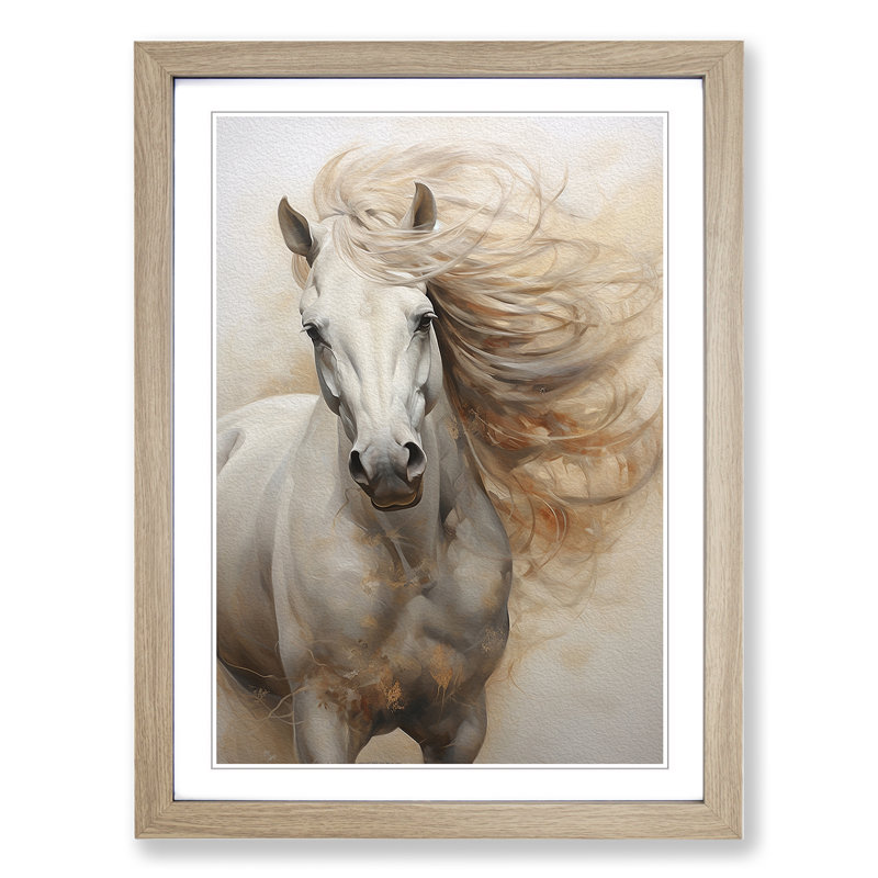 Horse Informel - Framed Print
