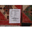Tapis rouge en laine noué à la main de conception unique 6 pi 5 po x 9 pi 9 po New Age