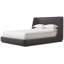Lisbon Upholstered Wingback Bed-594261130