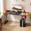 MDF Steel Computer Desk-715600122