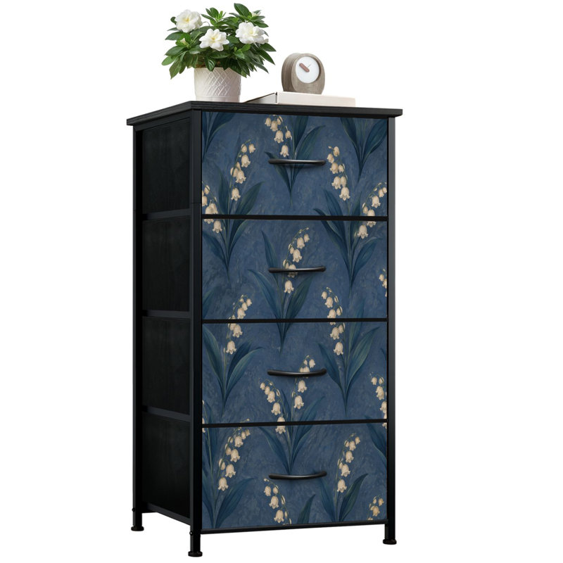 Commode de rangement verticale 4 tiroirs