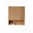 26" Wall-Mounted Striped Bathroom Cabinet, With Doors, Shelf And Open Storage Compartment Over The Toilet Storage Cabinet For Bathroom, Kitchen, Laundry Room, Natural Woodgrain Color