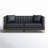 Dreiling 77.6" Faux Leather Tuxedo Arm Sofa-1026256339
