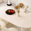 Table de salle à manger en bois massif de style français French Cream-107265669
