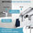 All Metal Diverter Tub Spout, 6 Settings Hand Held Shower , Adjustable Slide Bar, Chrome