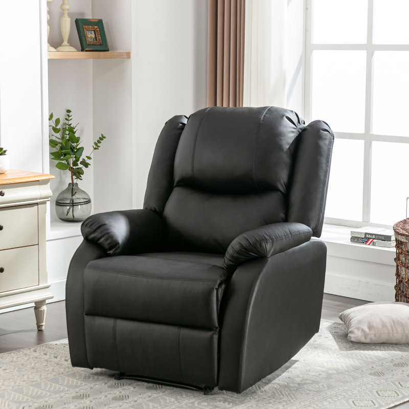 80.00 cm Wide Faux Leather Recliner