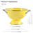 Prep & Savour Adame Steel Colander-618740902-658731313