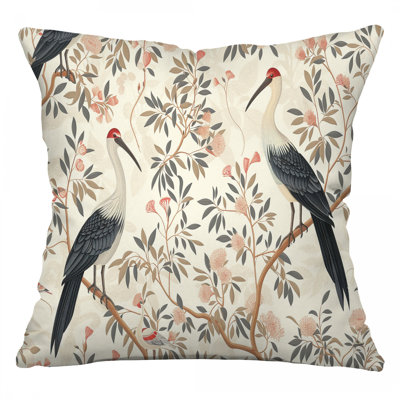 Coussin en coton réversible