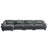 L-Shaped 4 Seater Sectional Sofa With 1 Movable Ottomans & Pillows-51276868