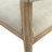 Dian Cotton Blend Side Chair in White/Natural