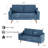 65.4" Mid-Century Modern Loveseat Sofa In Linen-1720252966