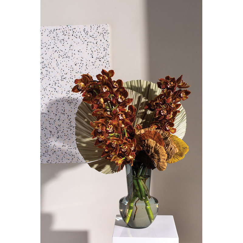 Vase de table Talum, H 12,25 po x l 7,25 po x P 7,25 po