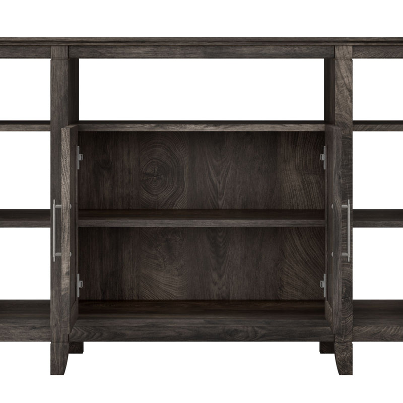 Ensemble de tables basses 4 pièces Huckins, Hickory gris foncé
