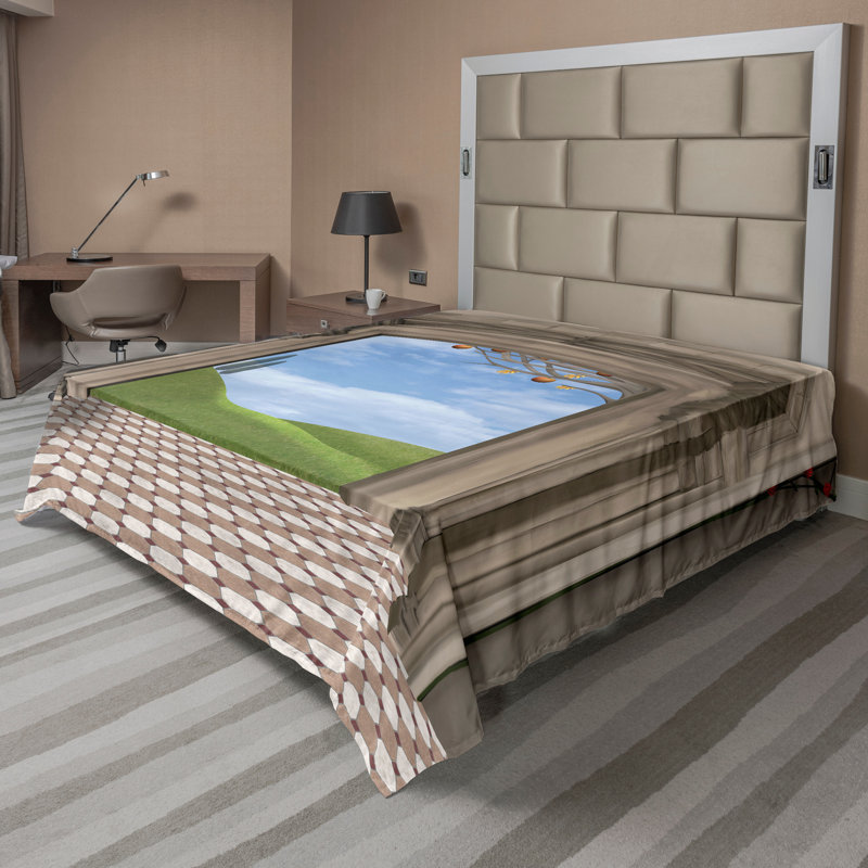 Drap-housse Ambesonne, Drap plat pour très grand lit californien