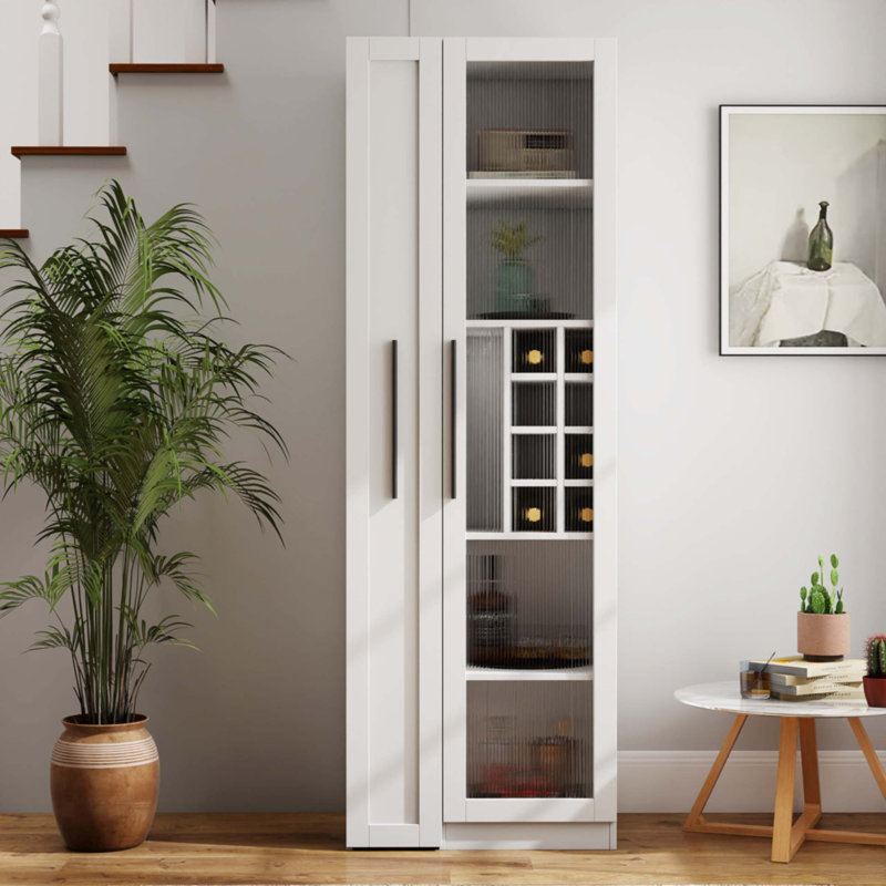 Armoire de cuisine avec tablette de rangement coulissante multi-fonctionnelle