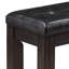 Banc avec coussin touffeté