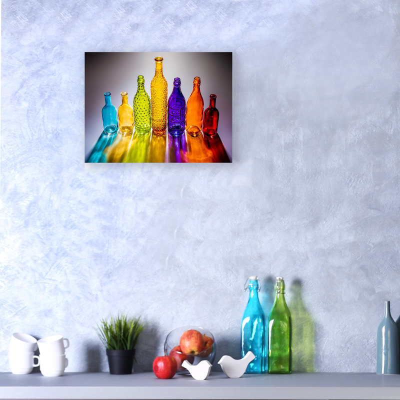 Ombres de couleur - impression, H 12 po x l 16 po x P 1 po