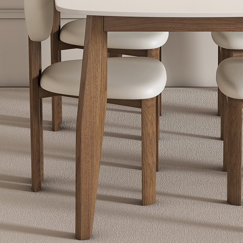 Combinaison table et chaises de salle à manger, H 29,53 po x L 55,12 po x l 31,5 po