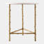 Bamboo Marble End Table